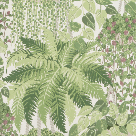 COLE & SON 115/7021.CS.0 FERN LEAF GREEN AND OLIVE Wallpaper - Eade's Wallpaper