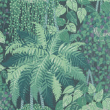 COLE & SON 115/7022.CS.0 FERN VIRIDIAN AND TEAL Wallpaper - Eade's Wallpaper