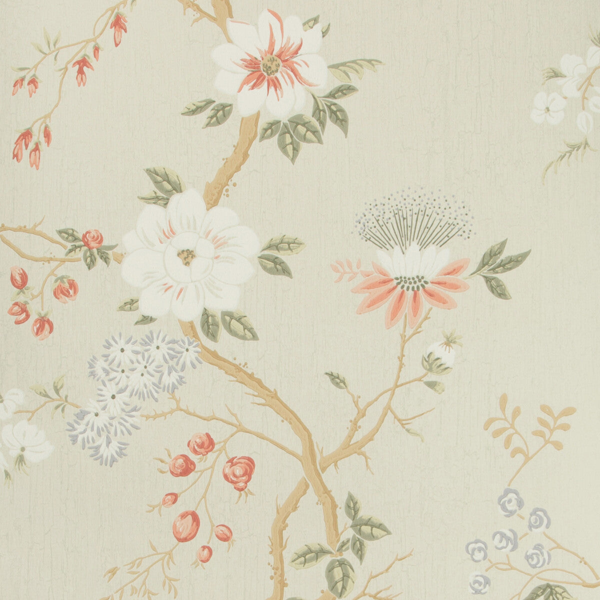 COLE & SON 115/8024.CS.0 CAMELLIA CORAL/D EGG/EDNIL Wallpaper - Eade's Wallpaper