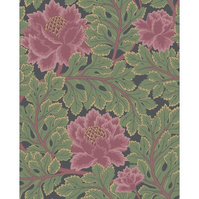 COLE & SON 116/1002.CS.0 AURORA ROSE/FOREST/CHAR Wallpaper - Eade's Wallpaper