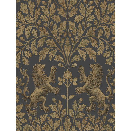 COLE & SON 116/10036.CS.0 BOSCOBEL OAK ANT GOLD/BLK Wallpaper - Eade's Wallpaper