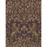 COLE & SON 116/10038.CS.0 BOSCOBEL OAK GOLD/CLARET Wallpaper - Eade's Wallpaper