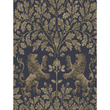 COLE & SON 116/10039.CS.0 BOSCOBEL OAK M GILVER/INK Wallpaper - Eade's Wallpaper