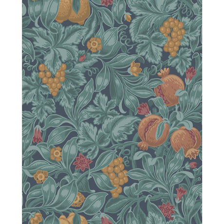 COLE & SON 116/2005.CS.0 VINES OF POMONA ORAN/TEAL Wallpaper - Eade's Wallpaper