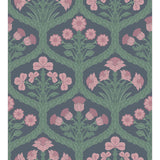 COLE & SON 116/3010.CS.0 FLORAL KINGDOM ROSE/FORES Wallpaper - Eade's Wallpaper