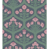 COLE & SON 116/3010.CS.0 FLORAL KINGDOM ROSE/FORES Wallpaper - Eade's Wallpaper
