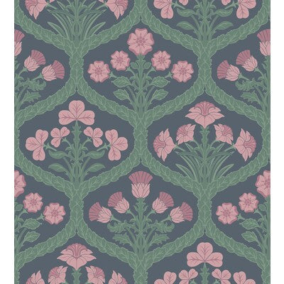 COLE & SON 116/3010.CS.0 FLORAL KINGDOM ROSE/FORES Wallpaper - Eade's Wallpaper
