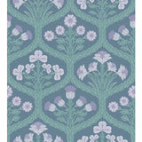 COLE & SON 116/3011.CS.0 FLORAL KINGDOM LILAC/TEAL Wallpaper - Eade's Wallpaper