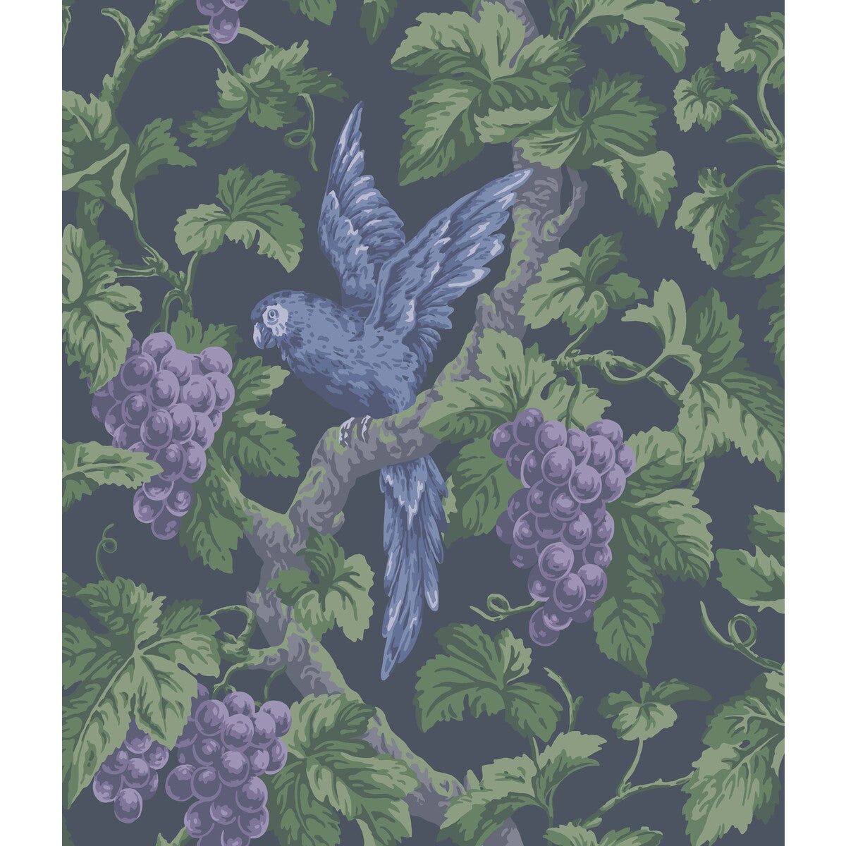 COLE & SON 116/5019.CS.0 WOODVALE ORCHARD VIOL/INK Wallpaper - Eade's Wallpaper