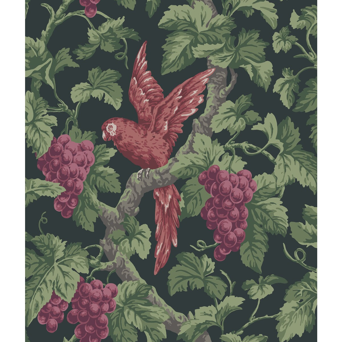 COLE & SON 116/5020.CS.0 WOODVALE ORCHARD RUBY/CH Wallpaper - Eade's Wallpaper