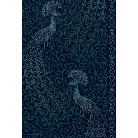 COLE & SON 116/8028.CS.0 PAVO PARADE M PETROL/INK Wallpaper - Eade's Wallpaper