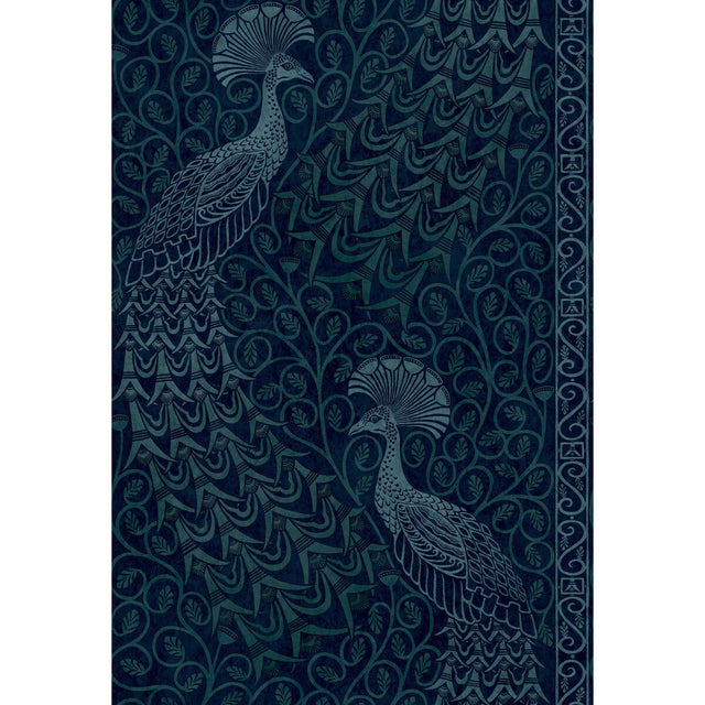 COLE & SON 116/8028.CS.0 PAVO PARADE M PETROL/INK Wallpaper - Eade's Wallpaper