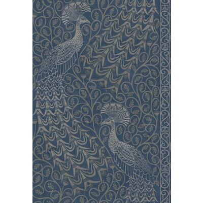 COLE & SON 116/8029.CS.0 PAVO PARADE MSILVER/DENIM Wallpaper - Eade's Wallpaper