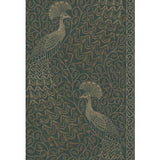 COLE & SON 116/8031.CS.0 PAVO PARADE MGILVER/GREEN Wallpaper - Eade's Wallpaper