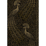 COLE & SON 116/8032.CS.0 PAVO PARADE M GOLD/SOOT Wallpaper - Eade's Wallpaper