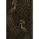 COLE & SON 116/8032.CS.0 PAVO PARADE M GOLD/SOOT Wallpaper - Eade's Wallpaper