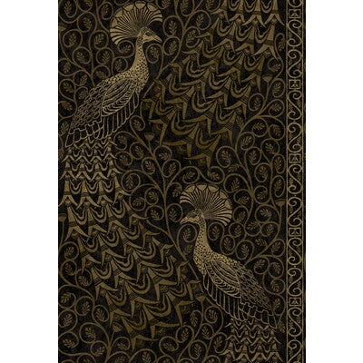 COLE & SON 116/8032.CS.0 PAVO PARADE M GOLD/SOOT Wallpaper - Eade's Wallpaper