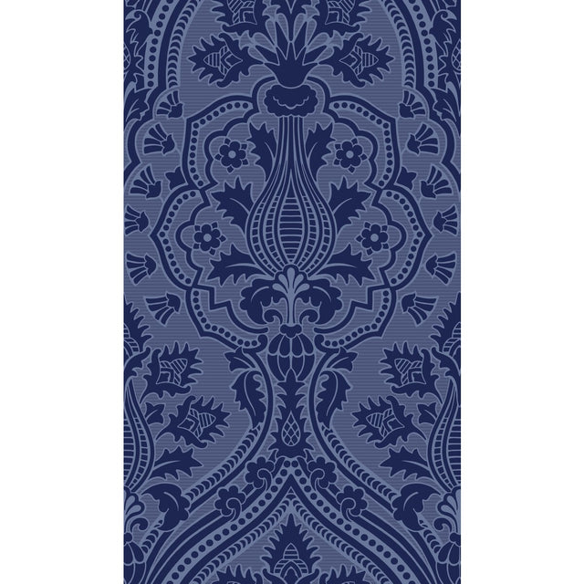 COLE & SON 116/9033.CS.0 PUGIN PALACE FLOCK HYACIN Wallpaper - Eade's Wallpaper
