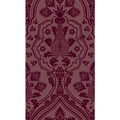 COLE & SON 116/9034.CS.0 PUGIN PALACE FLOCK CLARET Wallpaper - Eade's Wallpaper
