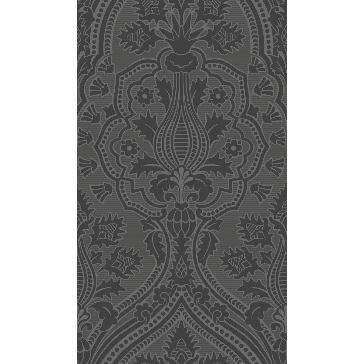 COLE & SON 116/9035.CS.0 PUGIN PALACE FLOCK CHARC Wallpaper - Eade's Wallpaper