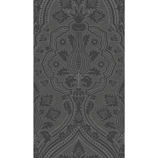 COLE & SON 116/9035.CS.0 PUGIN PALACE FLOCK CHARC Wallpaper - Eade's Wallpaper