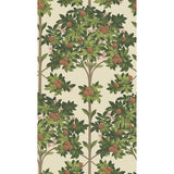 COLE & SON 117/1001.CS.0 ORANGE BLOSSOM ORANGE & SPRING GREEN/PARCH Wallpaper - Eade's Wallpaper