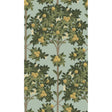 COLE & SON 117/1002.CS.0 ORANGE BLOSSOM LEMON/DK OLIVE GRN/DUCK EGG Wallpaper - Eade's Wallpaper