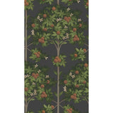 COLE & SON 117/1003.CS.0 ORANGE BLOSSOM ORANGE & SPRING GREEN/BLACK Wallpaper - Eade's Wallpaper