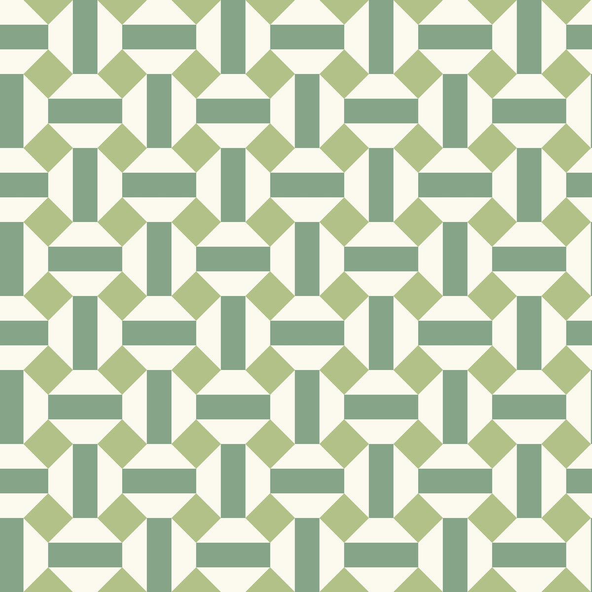 COLE & SON 117/12038.CS.0 ALICATADO LEAF GREENS ON CHALK  Wallpaper - Eade's Wallpaper
