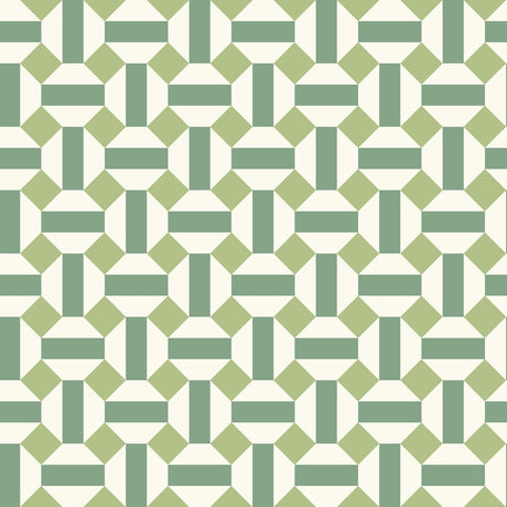 COLE & SON 117/12038.CS.0 ALICATADO LEAF GREENS ON CHALK  Wallpaper - Eade's Wallpaper