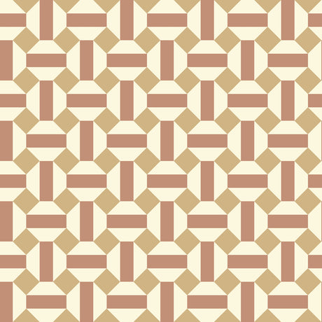 COLE & SON 117/12039.CS.0 ALICATADO TERRACOTTA ON PARCHMENT Wallpaper - Eade's Wallpaper