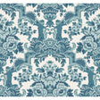 COLE & SON 117/13042.CS.0 LOLA PETROL BLUES ON WHITE  Wallpaper - Eade's Wallpaper