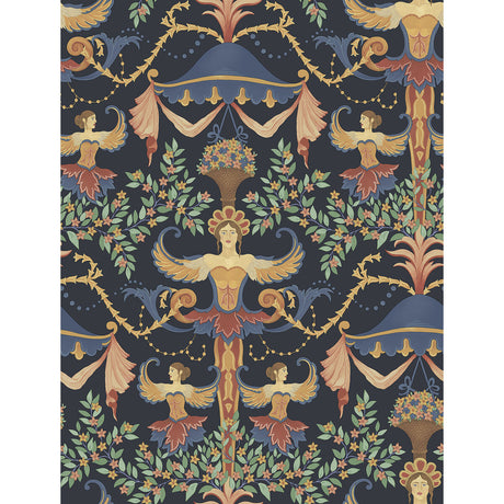 COLE & SON 118/12027.CS.0 CHAMBER ANGELS DENIM Wallpaper - Eade's Wallpaper