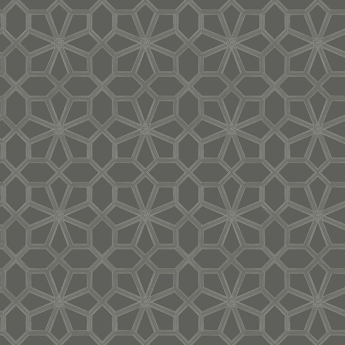 COLE & SON 118/16037.CS.0 WOLSEY STARS CHALK/CHARCL Wallpaper - Eade's Wallpaper