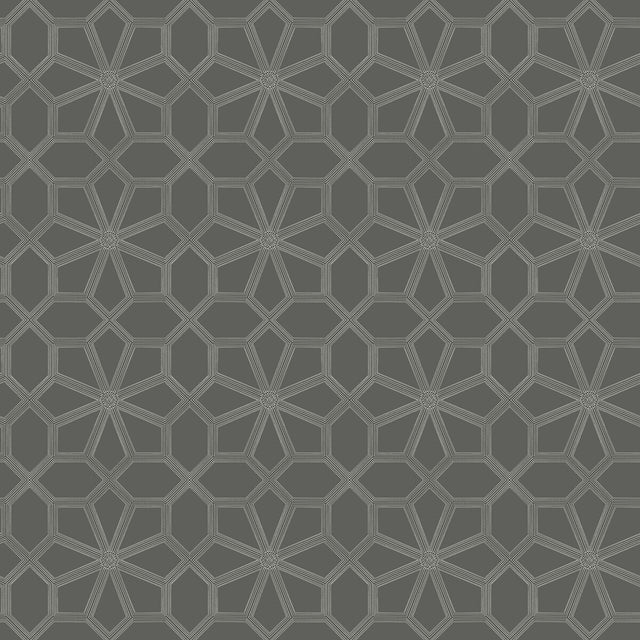 COLE & SON 118/16037.CS.0 WOLSEY STARS CHALK/CHARCL Wallpaper - Eade's Wallpaper