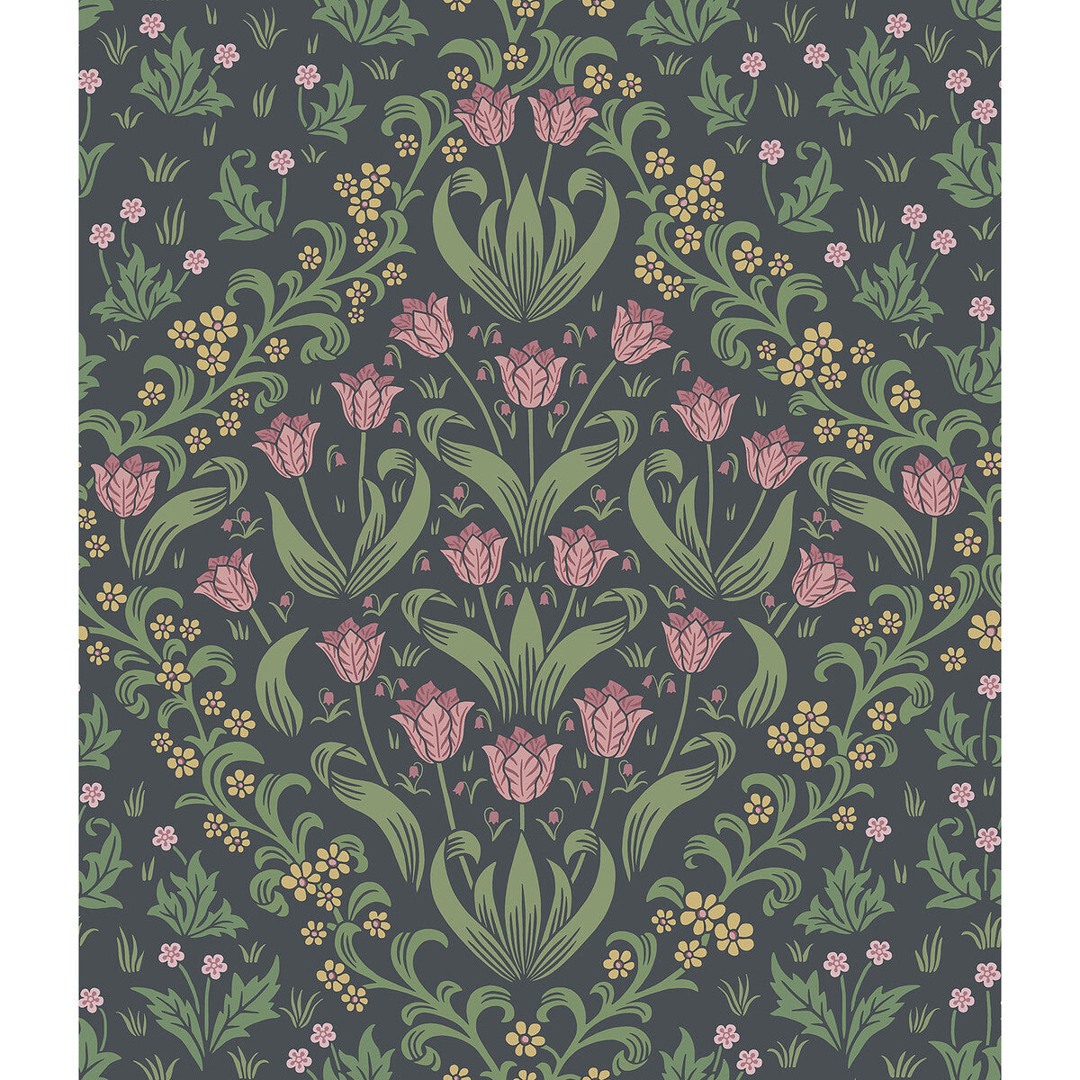 COLE & SON 118/2003.CS.0 TUDOR GARDEN PLM&OGRN/CHR Wallpaper - Eade's Wallpaper