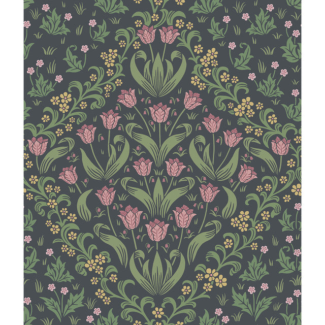 COLE & SON 118/2003.CS.0 TUDOR GARDEN PLM&OGRN/CHR Wallpaper - Eade's Wallpaper