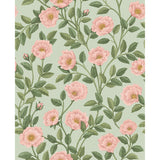 COLE & SON 118/7014.CS.0 HAMPTON ROSES R&LGRN/DEGG Wallpaper - Eade's Wallpaper