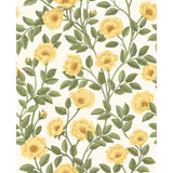 COLE & SON 118/7015.CS.0 HAMPTON ROSES MRG&OGRN/WH Wallpaper - Eade's Wallpaper