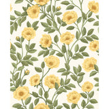 COLE & SON 118/7015.CS.0 HAMPTON ROSES MRG&OGRN/WH Wallpaper - Eade's Wallpaper