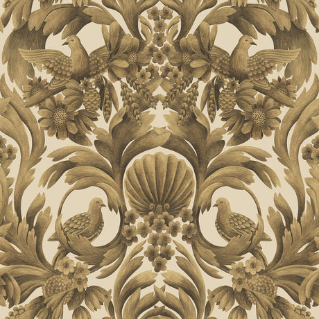 COLE & SON 118/9019.CS.0 GIBBONS CARVING MGLD/SAND Wallpaper - Eade's Wallpaper