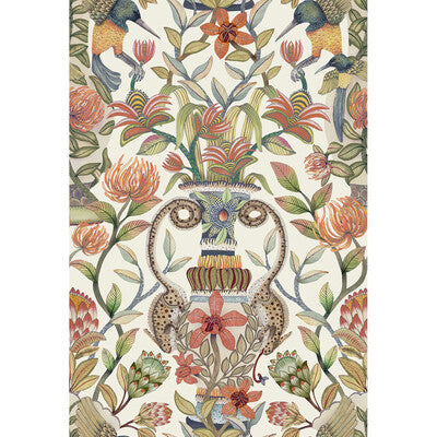 COLE & SON 119/10043.CS.0 PROTEA GARDEN OGRN&TNGRN/WHT Wallpaper - Eade's Wallpaper