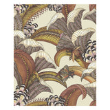 COLE & SON 119/1004.CS.0 HOOPOE LEAVES CRIMSON Wallpaper - Eade's Wallpaper
