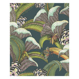 COLE & SON 119/1007.CS.0 HOOPOE LEAVES VIRIDIAN Wallpaper - Eade's Wallpaper