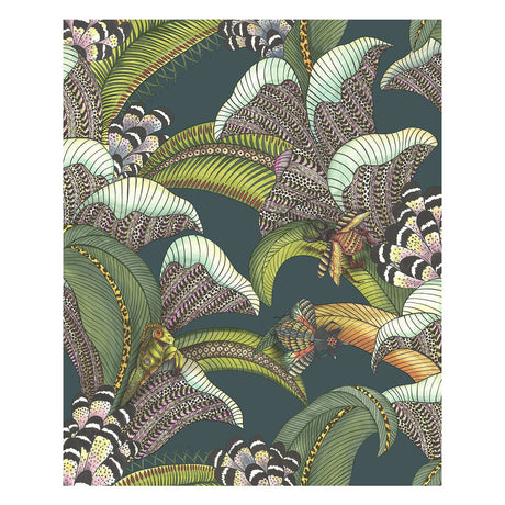 COLE & SON 119/1007.CS.0 HOOPOE LEAVES VIRIDIAN Wallpaper - Eade's Wallpaper