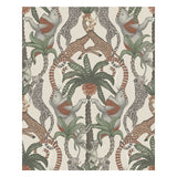 COLE & SON 119/2011.CS.0 SAFARI TOTEM TRCT&FRSTGRN/STN Wallpaper - Eade's Wallpaper