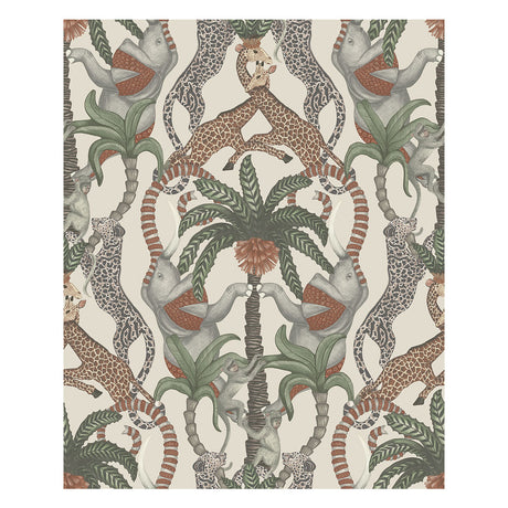 COLE & SON 119/2011.CS.0 SAFARI TOTEM TRCT&FRSTGRN/STN Wallpaper - Eade's Wallpaper