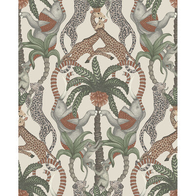 COLE & SON 119/2011.CS.0 SAFARI TOTEM TRCT&FRSTGRN/STN Wallpaper - Eade's Wallpaper