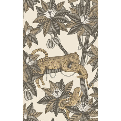 COLE & SON 119/3013.CS.0 SATARA SOOT&METGLD/LINEN Wallpaper - Eade's Wallpaper
