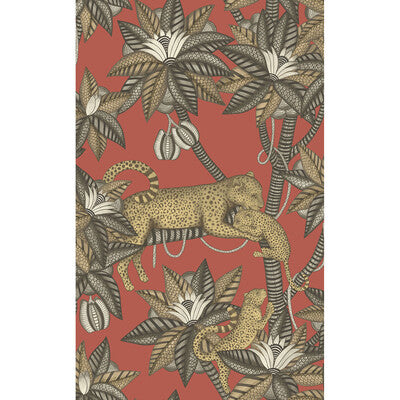 COLE & SON 119/3014.CS.0 SATARA SOOT&METGLD/ROUGE Wallpaper - Eade's Wallpaper